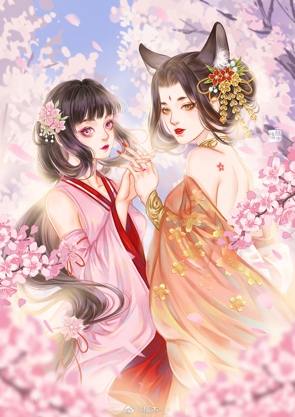 古风美人绘师槿木