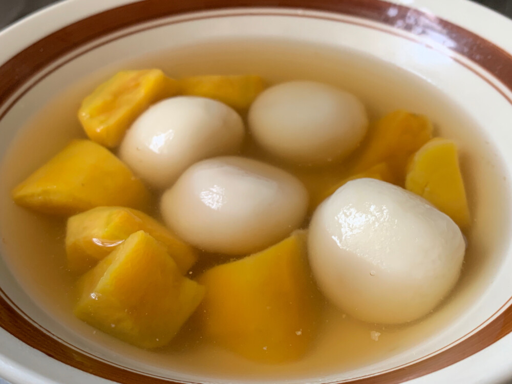 一人の食 蕃薯糖水湯丸