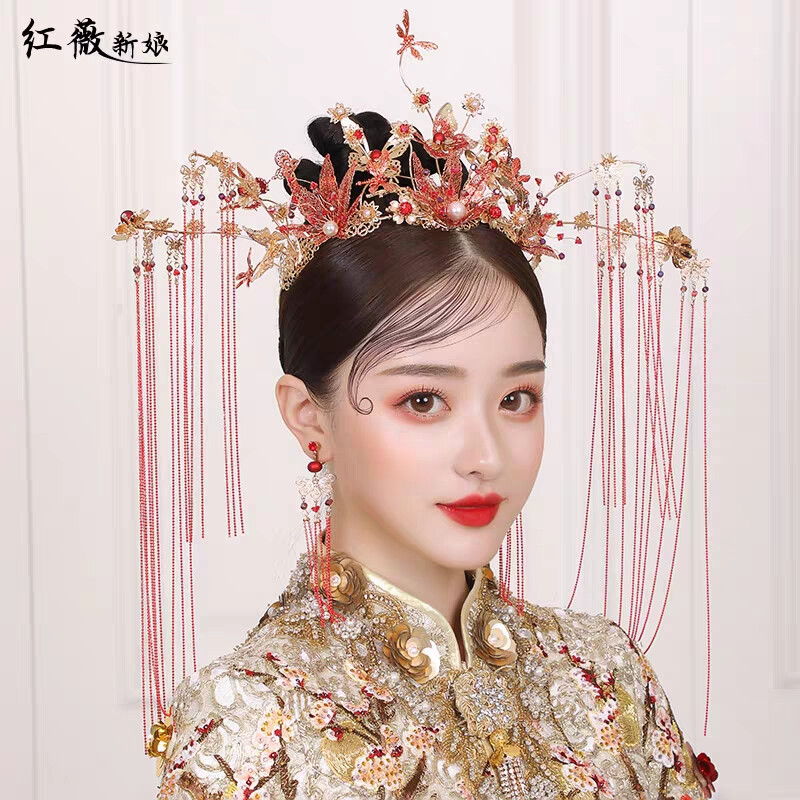 新娘秀禾服头饰