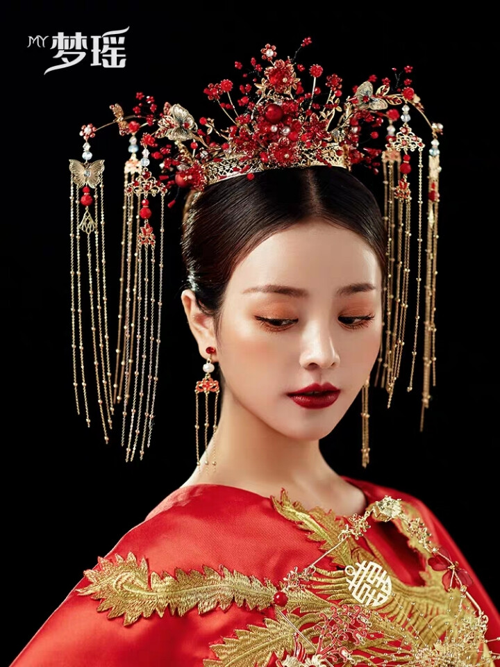 新娘秀禾服头饰