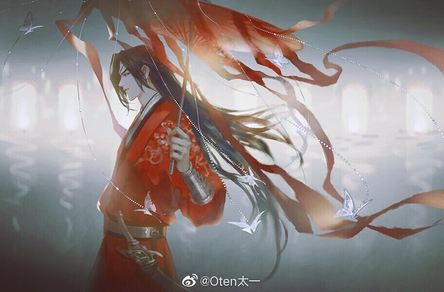 天官赐福 花怜 Oten太一/绘
来源：微博