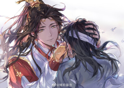 天官赐福 花怜 博斯藤壶/绘
来源：微博