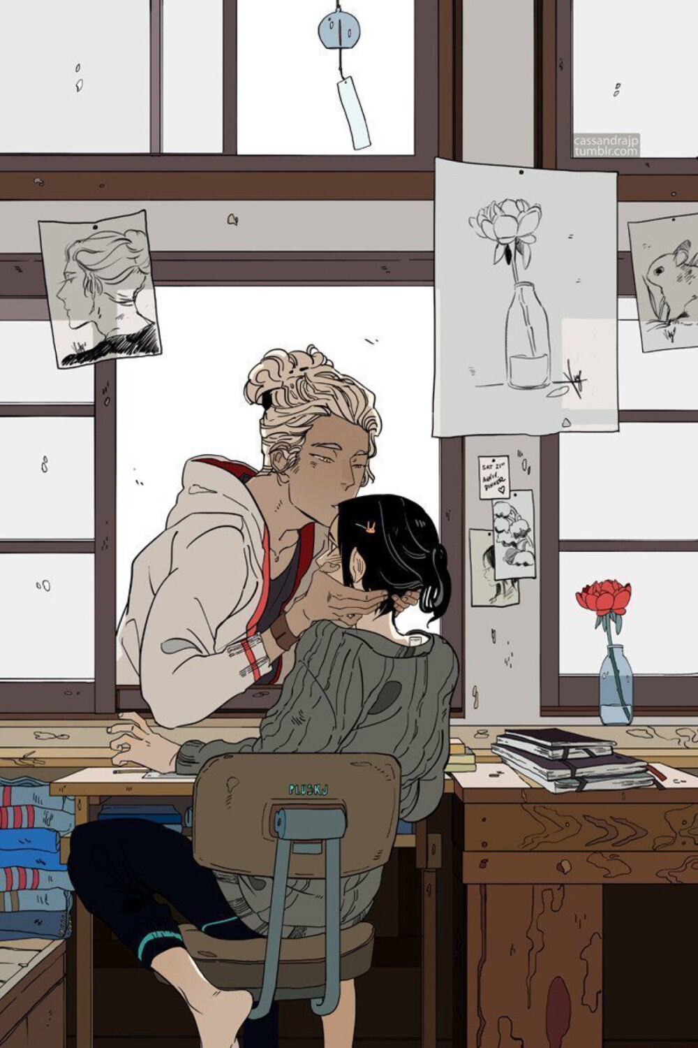 ♡ 锁屏｜漫画壁纸
插画师 Cassandra Jean 