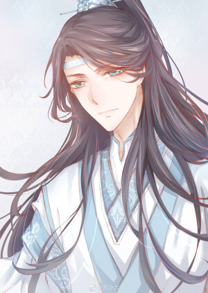 魔道祖师  蓝忘机  艿小六/绘
来源：微博