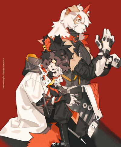 画师微博：-黑田-