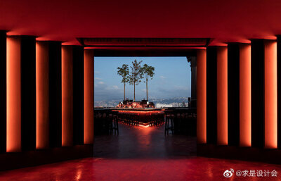 Red Manera – SKYBAR夜间俱乐部+寿司餐厅休息区，黎巴嫩 / TSAKHI.#求是爱设计#