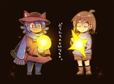 Oneshot and Undertale
Niko和Frisk！