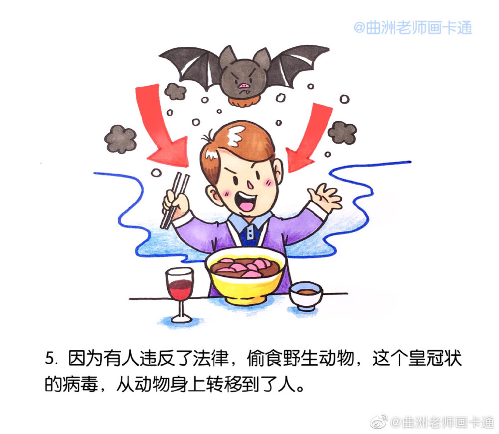 来自微博上的简笔小漫画