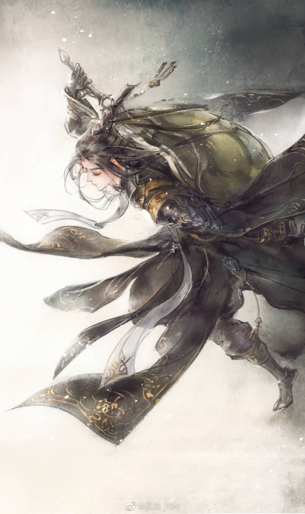 绘师:长阳rin
古风 水墨 头像 插画