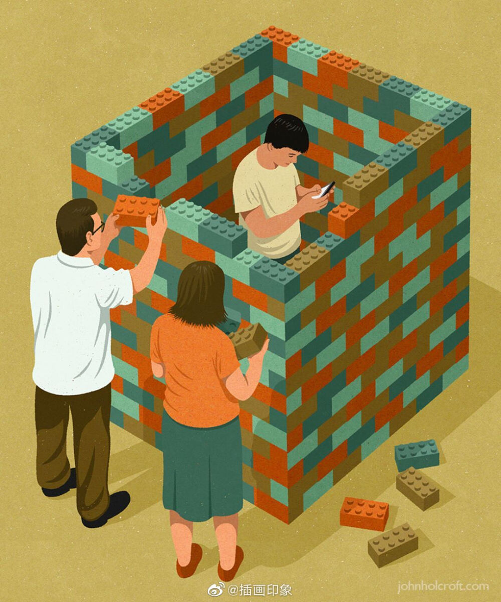 讽刺插画，让人深思~ 英国艺术家：John Holcroft