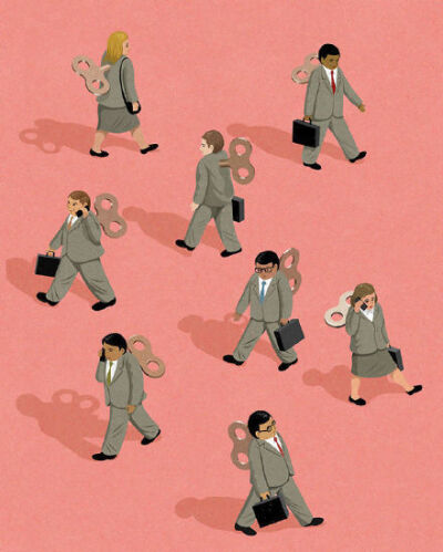 讽刺插画，让人深思~ 英国艺术家：John Holcroft