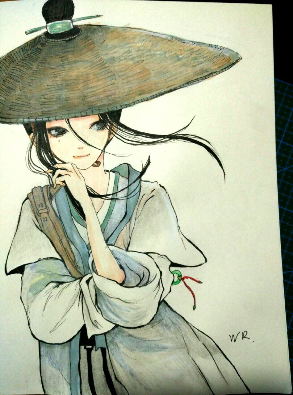 彩铅，漫画，