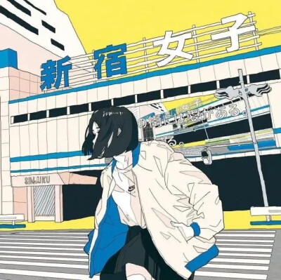 蓝色清新女生头像