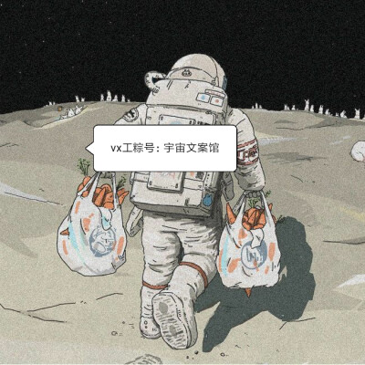 宇航员图片，宇航员情侣头像
拿图➕vx工粽号：宇宙文案馆