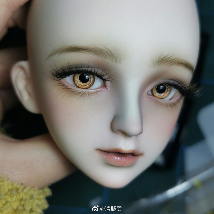 球形关节人偶 bjd 妆面极美