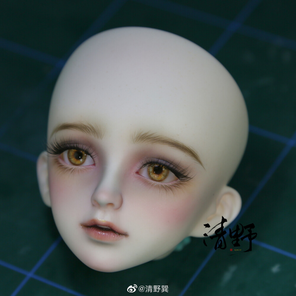 球形关节人偶 bjd 妆面极美