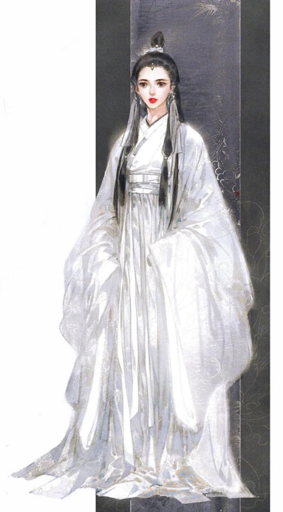 画师伊吹鸡腿子，主要以画古风人物为名，其画风称不上惊艳，但对于整体画面色彩的把握很到位，有灵气，构图能力强，画面中的留白部分非常有古风韵味。