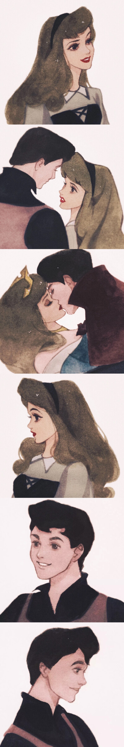 迪士尼公主
既可以截图当头像，还可以临摹