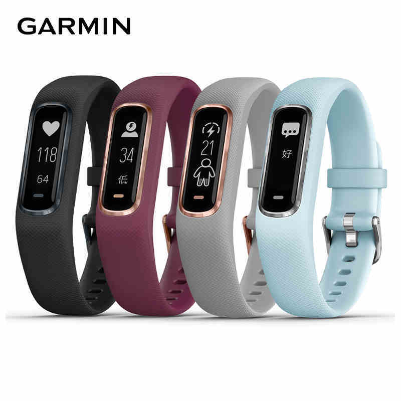 Garmin佳明vivosmart4跑步心率睡眠计步压力监测健康血氧运动男