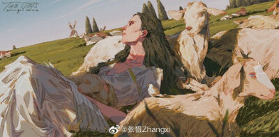 神级插画
超仙
微博：张惜Zhangxi