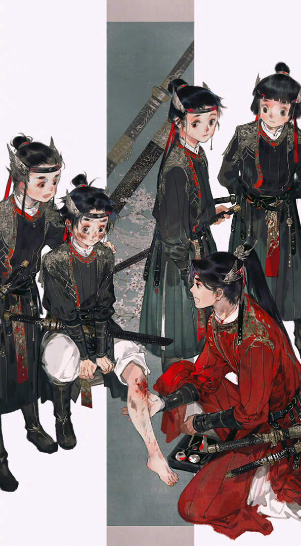 神级古风古典美女插画壁纸
微博：伊吹鸡腿子