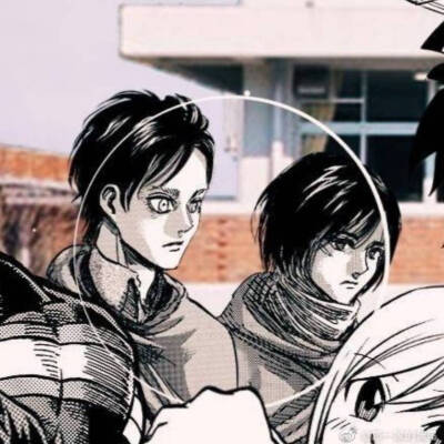 进击的巨人 艾笠 艾伦×三笠