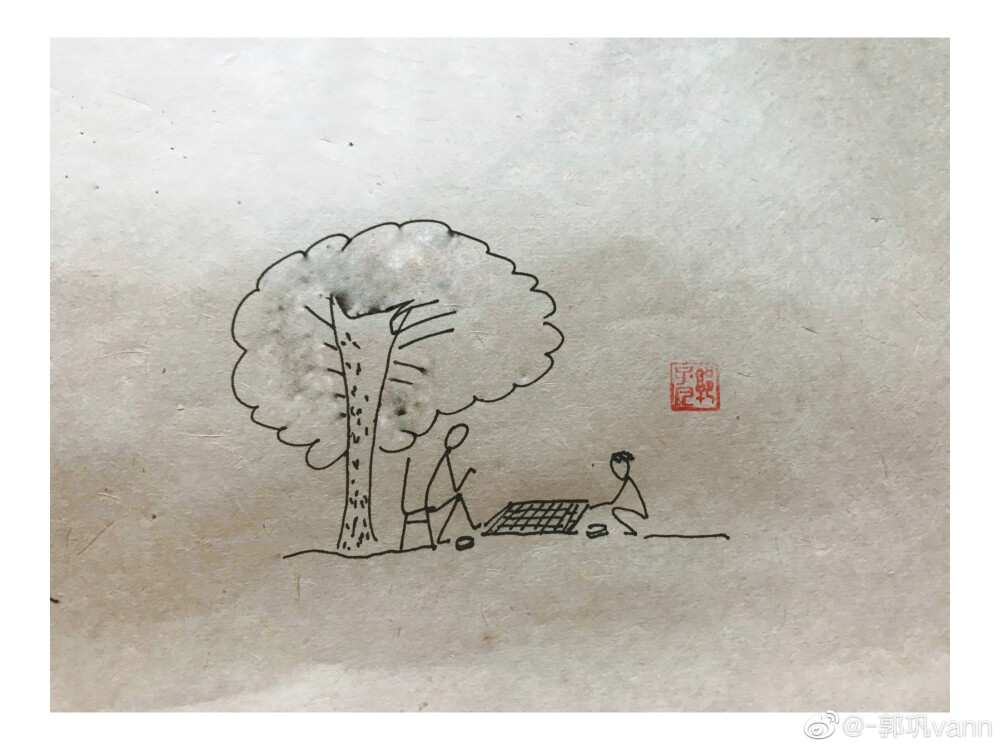 #四散画# 晓色云开，春随人意，骤雨才过还晴。 （作者： -郭巩vann ）