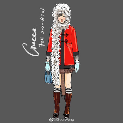 [cp]#GeerWong[超话]##hg时装插画[超话]#
GUCCI Fall 2020 RTW@GUCCI
复古洛丽塔 童年音乐盒
Alessandro Michele带大家重回神秘的维多利亚，探秘奇幻之旅
the fashion illustration by@GeerWong ​[/cp]