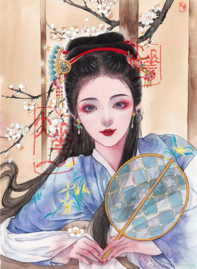 （古风美人）绘师：大花huamama