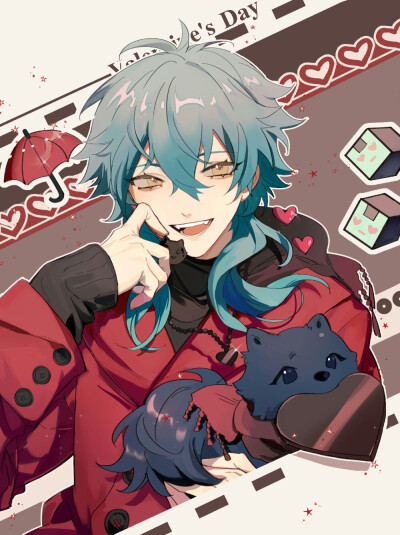 dmmd aoba
转自微博
情人节贺图?