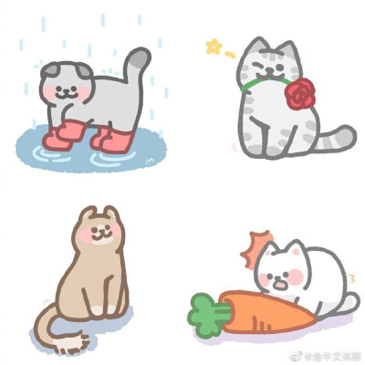 插画猫咪