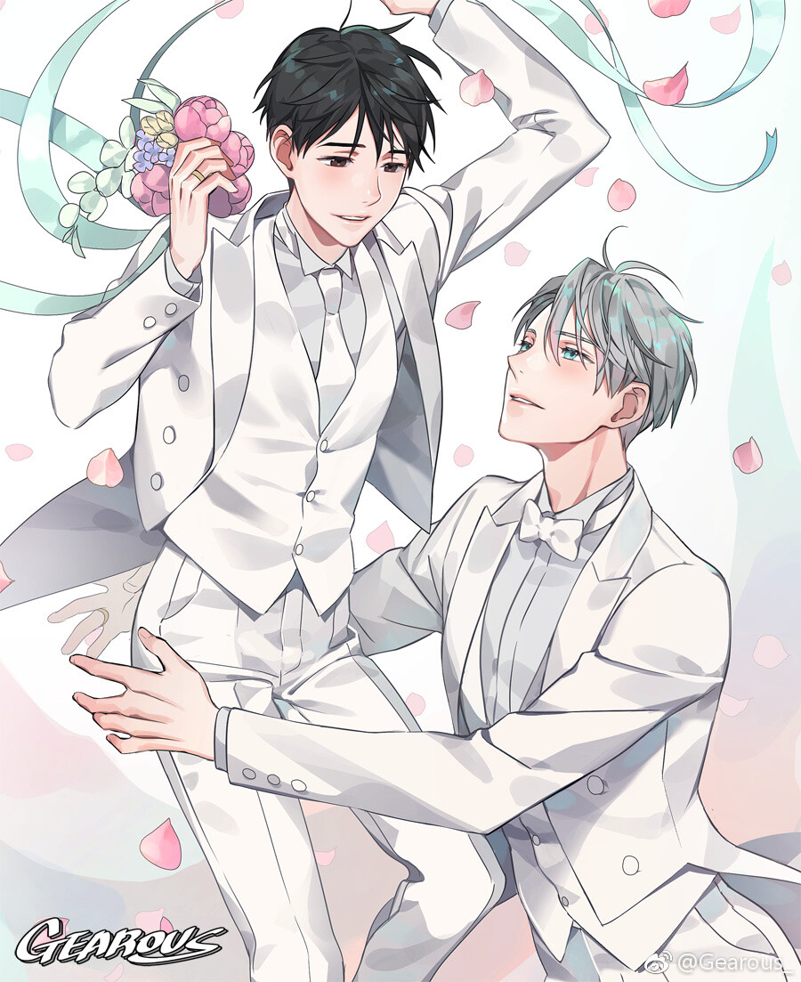 《YURI !!! on ICE》维克托❤️勇利（源自微博@Gearous）