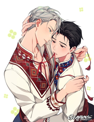 《YURI !!! on ICE》维克托❤️勇利（源自微博@Gearous）