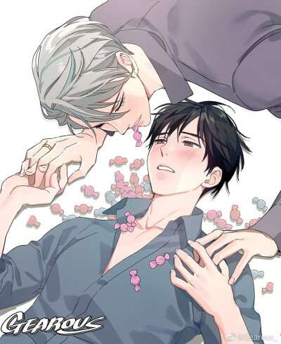 《YURI !!! on ICE》维克托❤️勇利（源自微博@Gearous）