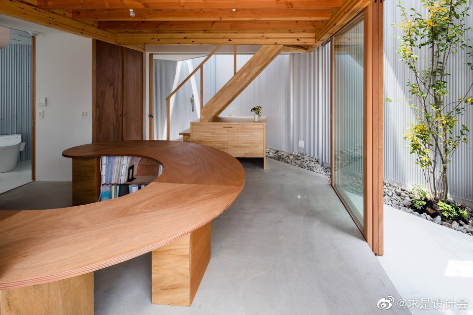 防火墙围绕的住宅 / SAI Architectural Design Office。#求是爱设计#