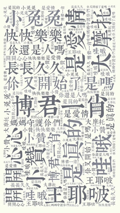 博肖文字壁纸