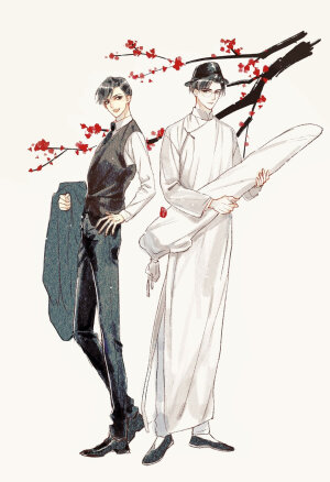 魔道祖师  忘羡  开火箭的柚子/绘
来源：微博