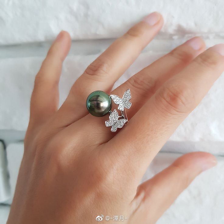 珍珠 设计感 高级珠宝戒指