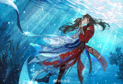 「墨香铜臭」天官赐福/花怜
画师：wb秋生笙