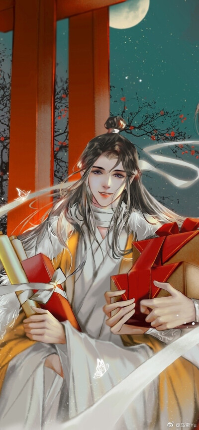 「墨香铜臭」天官赐福/花怜
画师：wb乌索Yu