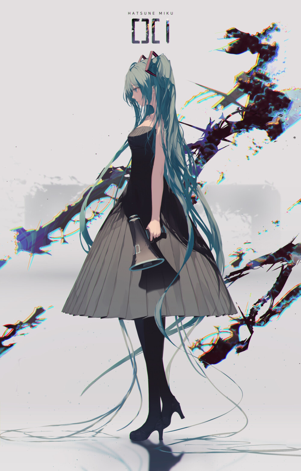 初音未来 绘师：JNAME（p id=4505054） 本作品id=79748478