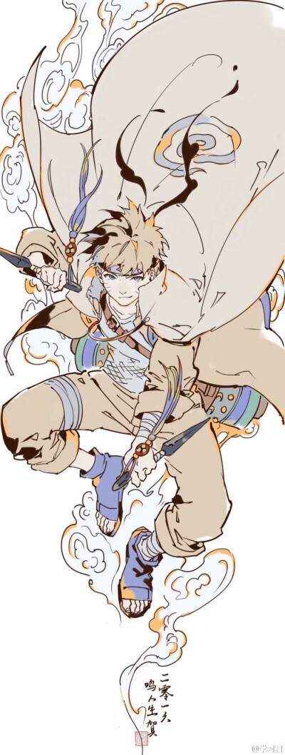 火影壁纸-漩涡鸣人