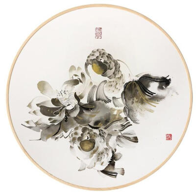 《如我心意》 40X40cm 2018年
刘畅，1985年，北京人。职业画家。现为北京石齐画院特聘画家。