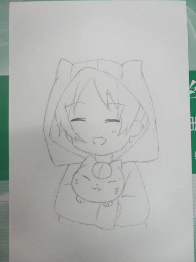 一个女孩子的涂涂画画