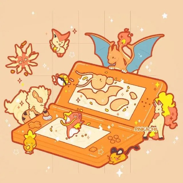 游戏机里的宝可梦