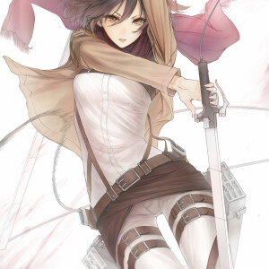 进击的巨人三笠 - 高清图片,堆糖,美图壁纸兴趣社区