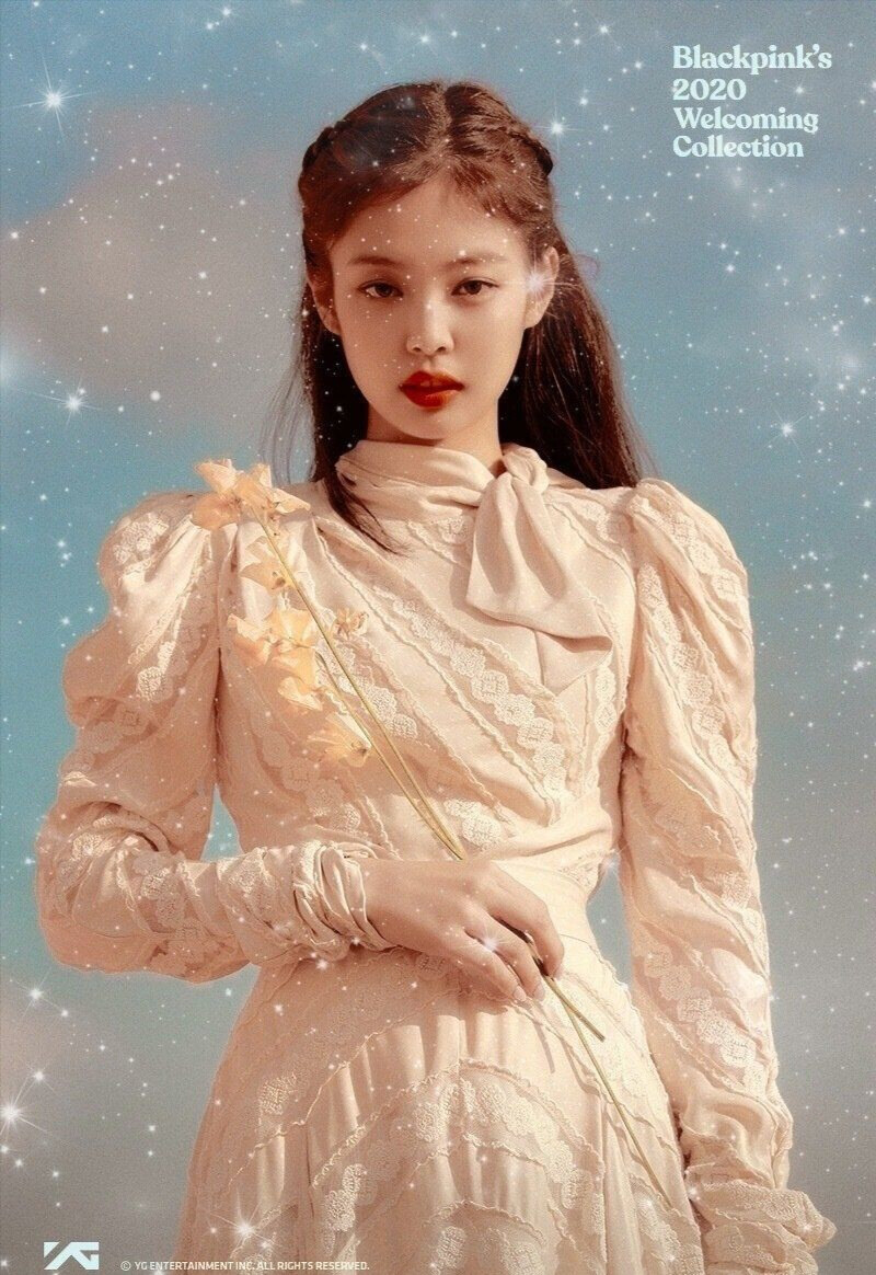 JENNIE jennie 金智妮‘煎妮天使
总在疑问如此美丽的公主来自哪里原来是遥远时代的神族
（无水印饭制修图 自截 -来自微博）
[BLACKPINK - BLACKPINK'S 2020 WELCOMING COLLECTION PREVIEW IMAGE]
blackpink - jennie jisoo lisa rosé