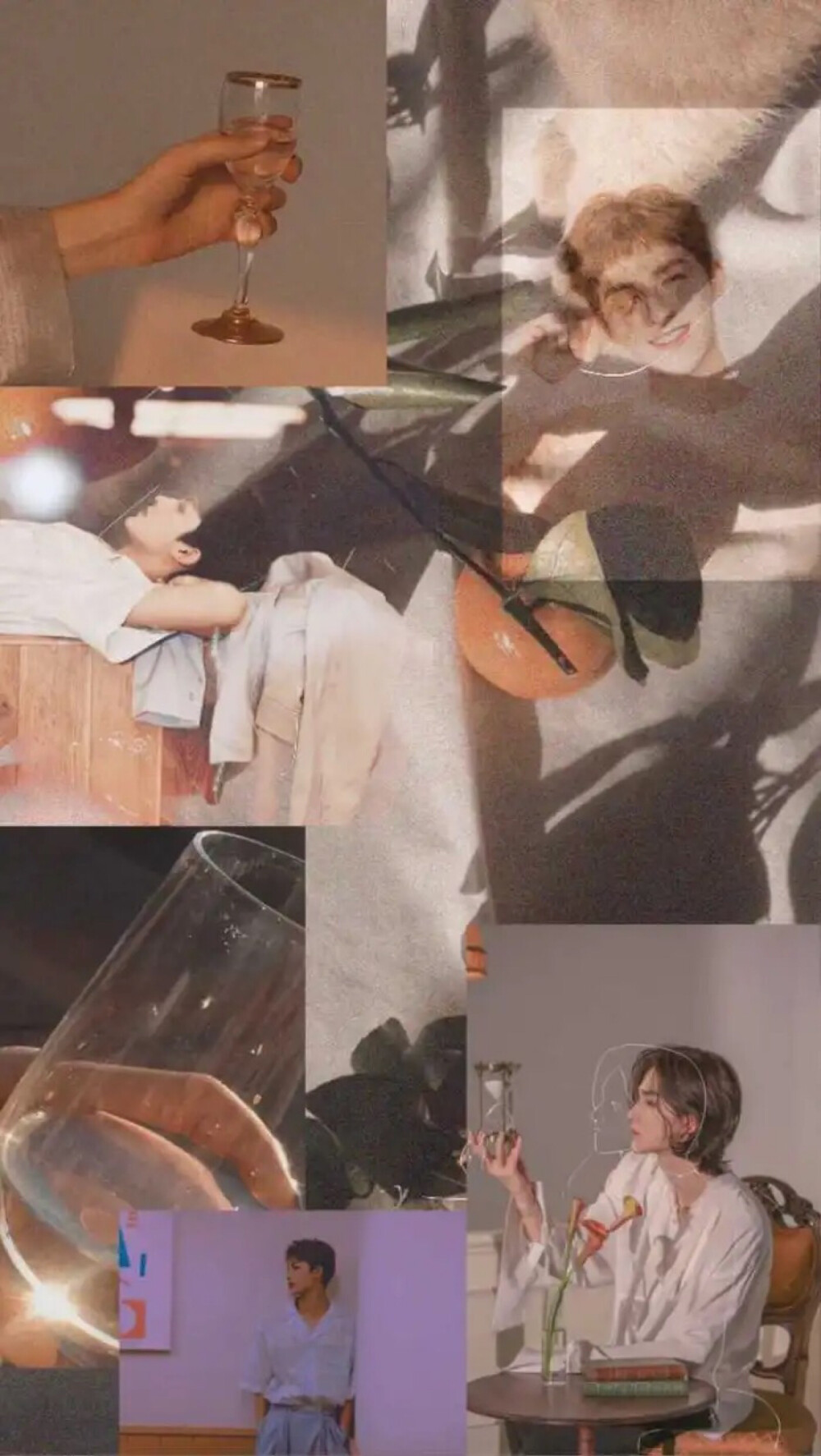 “一束光照进铁塔，铁塔里的肮脏龌龊被显现，这束光便有了罪。”
爱豆拼贴壁纸 朱正廷