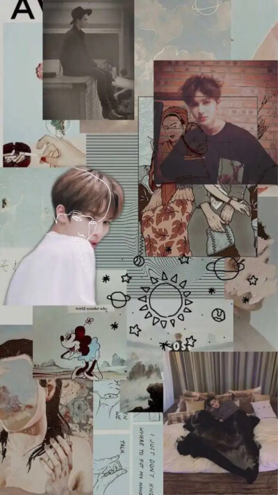 “一束光照进铁塔，铁塔里的肮脏龌龊被显现，这束光便有了罪。”
爱豆拼贴壁纸 朱正廷