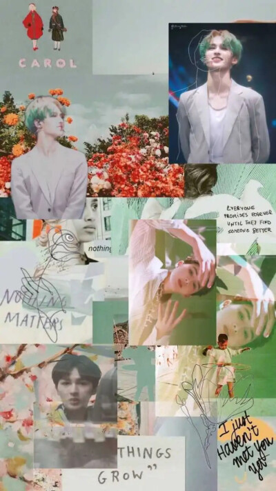 “一束光照进铁塔，铁塔里的肮脏龌龊被显现，这束光便有了罪。”
爱豆拼贴壁纸 朱正廷